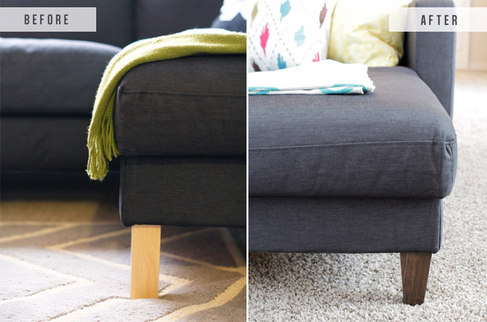 Dug Njihovi Ikea Change Legs How, Can You Change The Legs On A Sofa